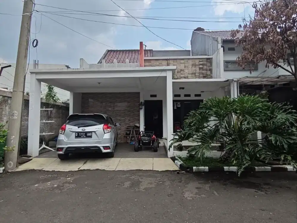 RUMAH MINIMALIS DI DALAM CLUSTER ANTAPANI DEKAT JL TERUSAN JAKARTA