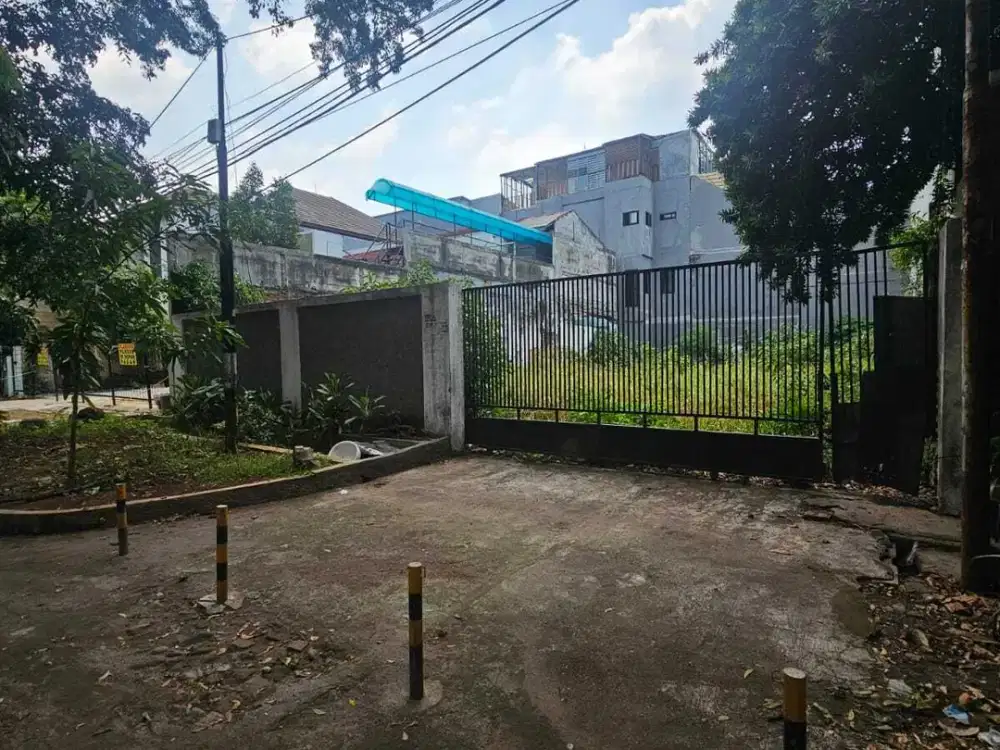 For sale kavling siap bangun Panglima Polim row jalan utama (re)