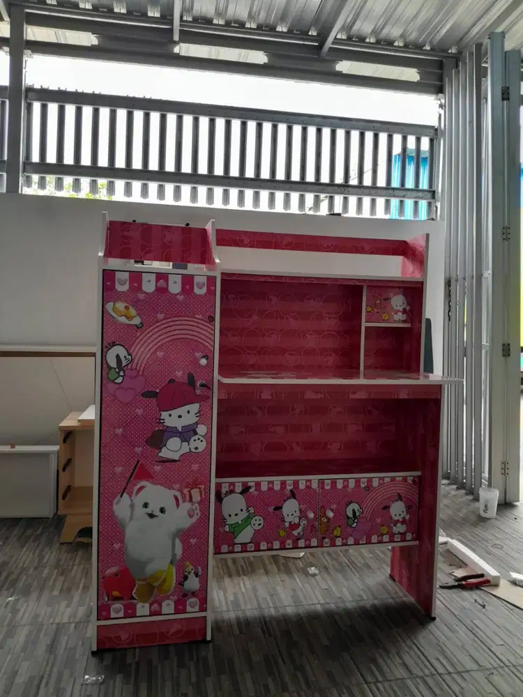 PROMO MEJA BELAJAR ANAK MOTIF KARTUN SALE TERMURAH GRATIS ANTAR