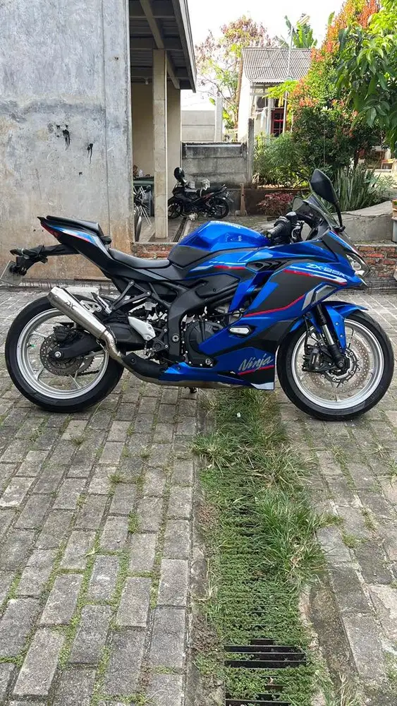 ZX25R ZX25 R Ninja 250 TIPE ABS QS BLUE PLASMA 2023 LIKE NEW MULUS