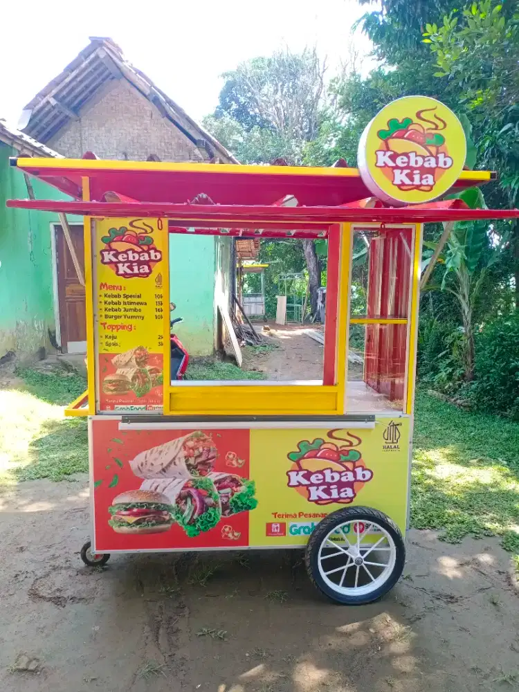 Gerobak kebab kekinian