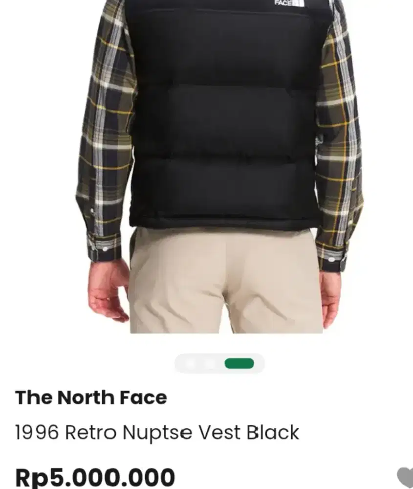 Tnf original no wk wk, pl pribadi, baru dipakai 1 kali