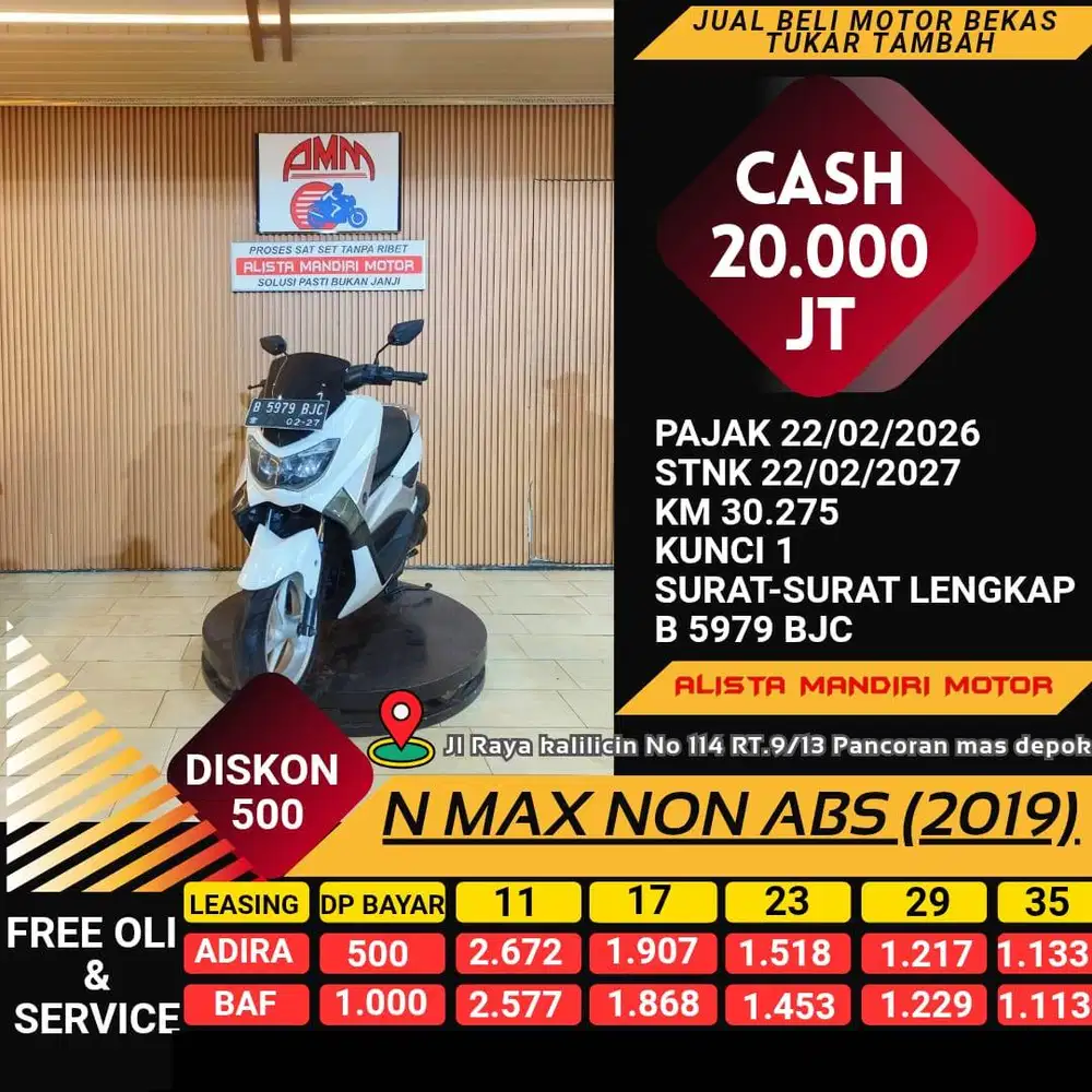 KREDIT TANPA DP N MAX NON ABS TH 2019 BAYAR NYA PAKAI CC / PAYLATER