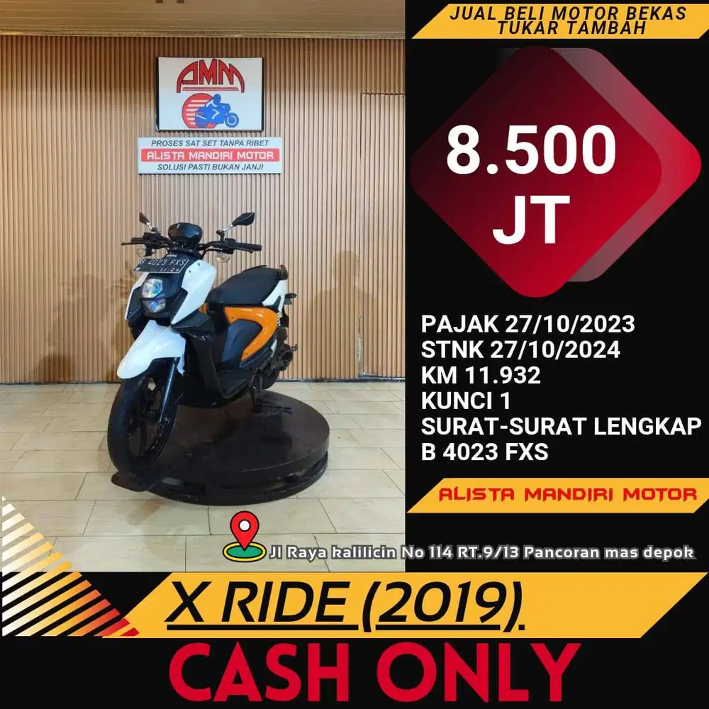 KREDIT TANPA DP YAMAHA X RIDE TH 2019 BAYAR NYA PAKAI CC /PAYLATER