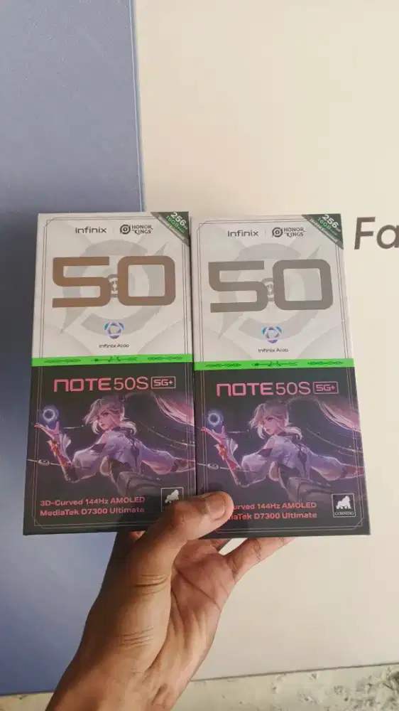 Infinix Note 50s 5G 8/256 Marine [Baru, Garansi Resmi 1 Tahun]