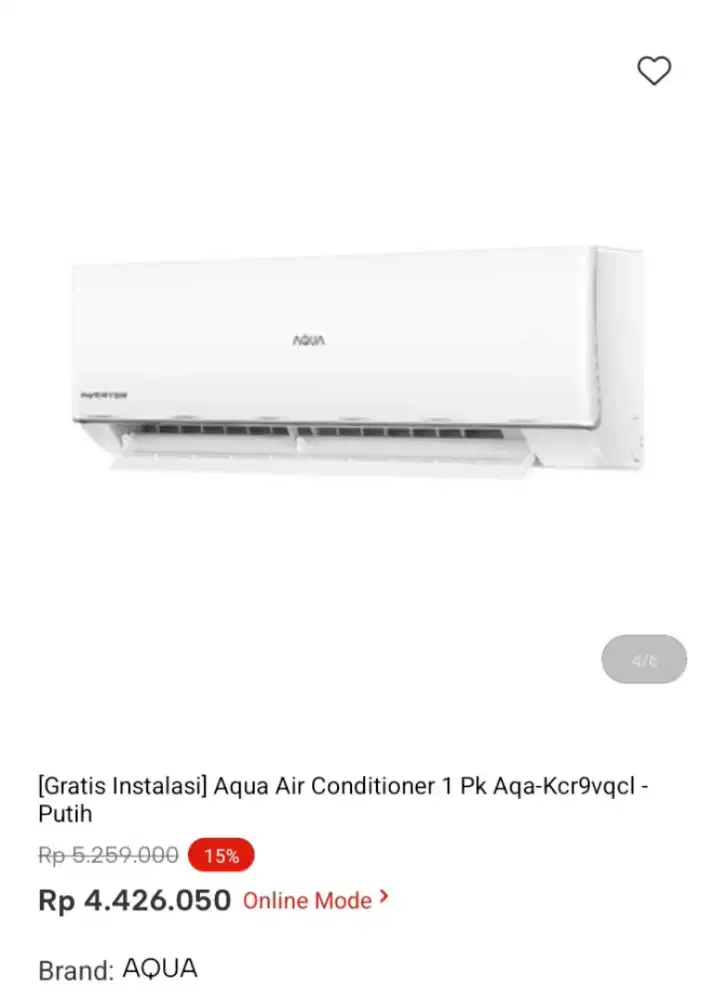 PROMO KREDIT AQUA AC 1 PK