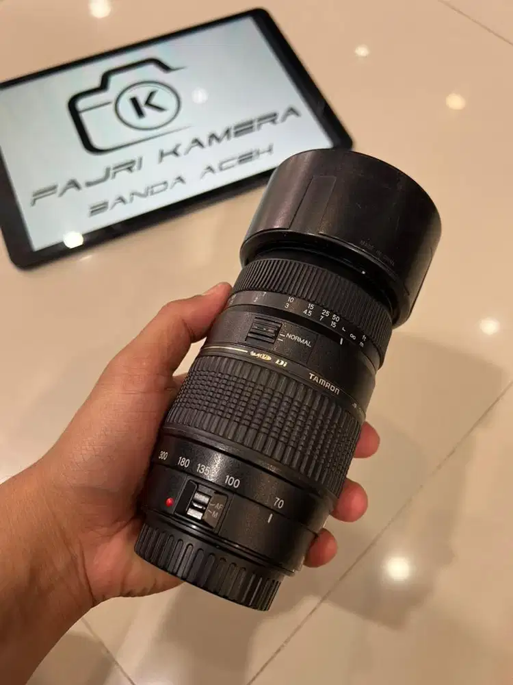 Lensa tamron 70 300mm canon