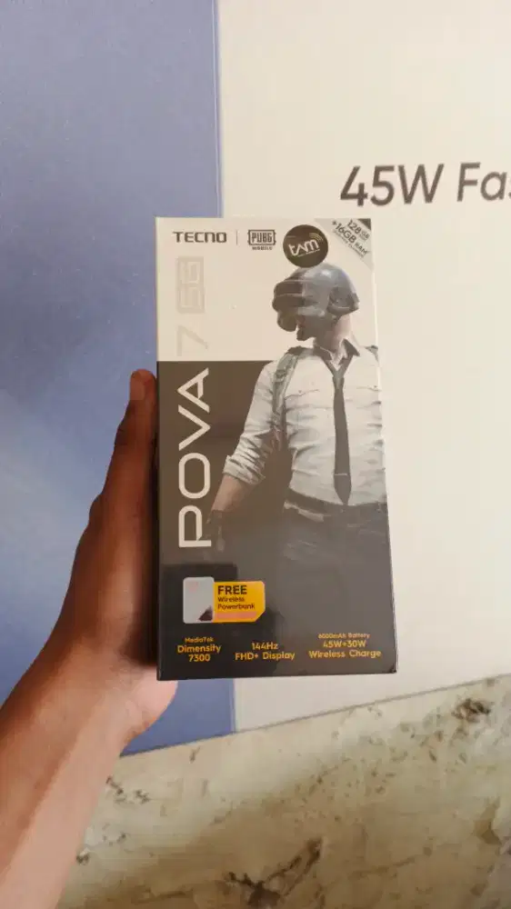 Tecno Pova 7 5G 8/256 Silver [Baru, Garansi Resmi 1 Tahun]