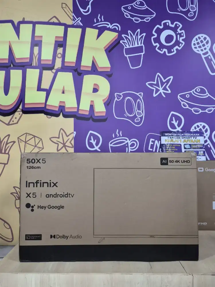 ready stok smart tv infinix 50x5 inch