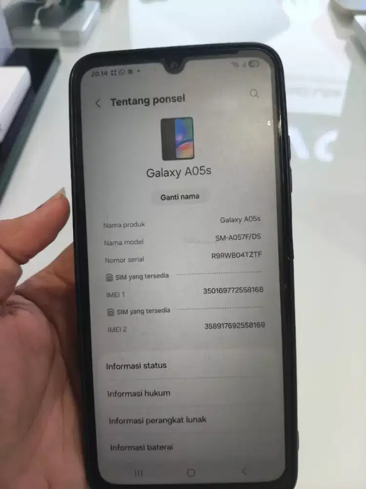 Samsung A05 S 6/128 GB black