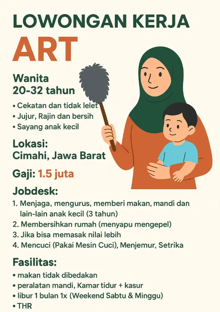 Lowongan ART (Cimahi)