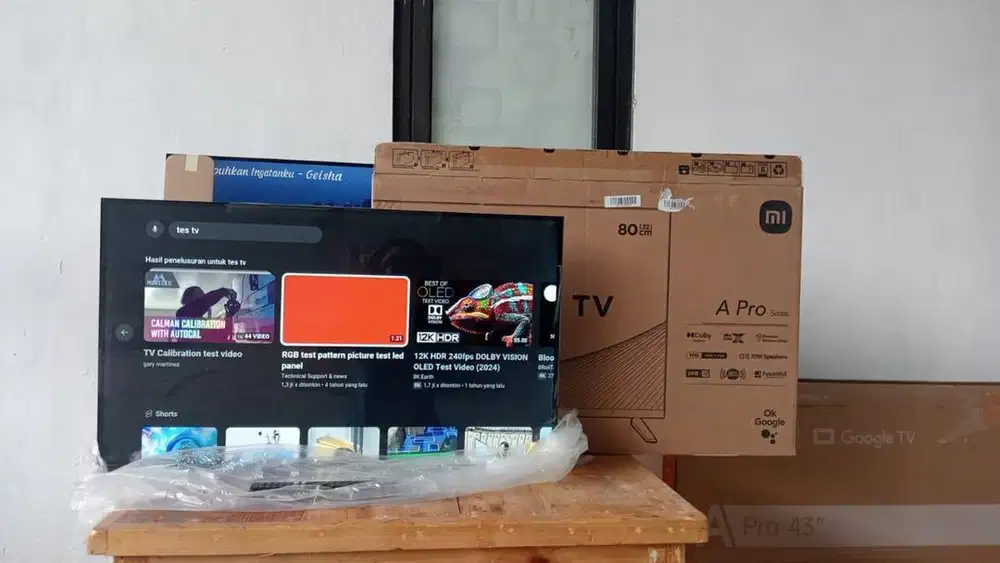 Xiaomi tv 32 inci APRO SMART Tv ex display