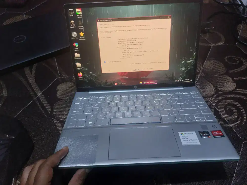 HP pavilion aero 13.3 (Ryzen 5 5600U, ram 16gb ,ssd 512 gen4)