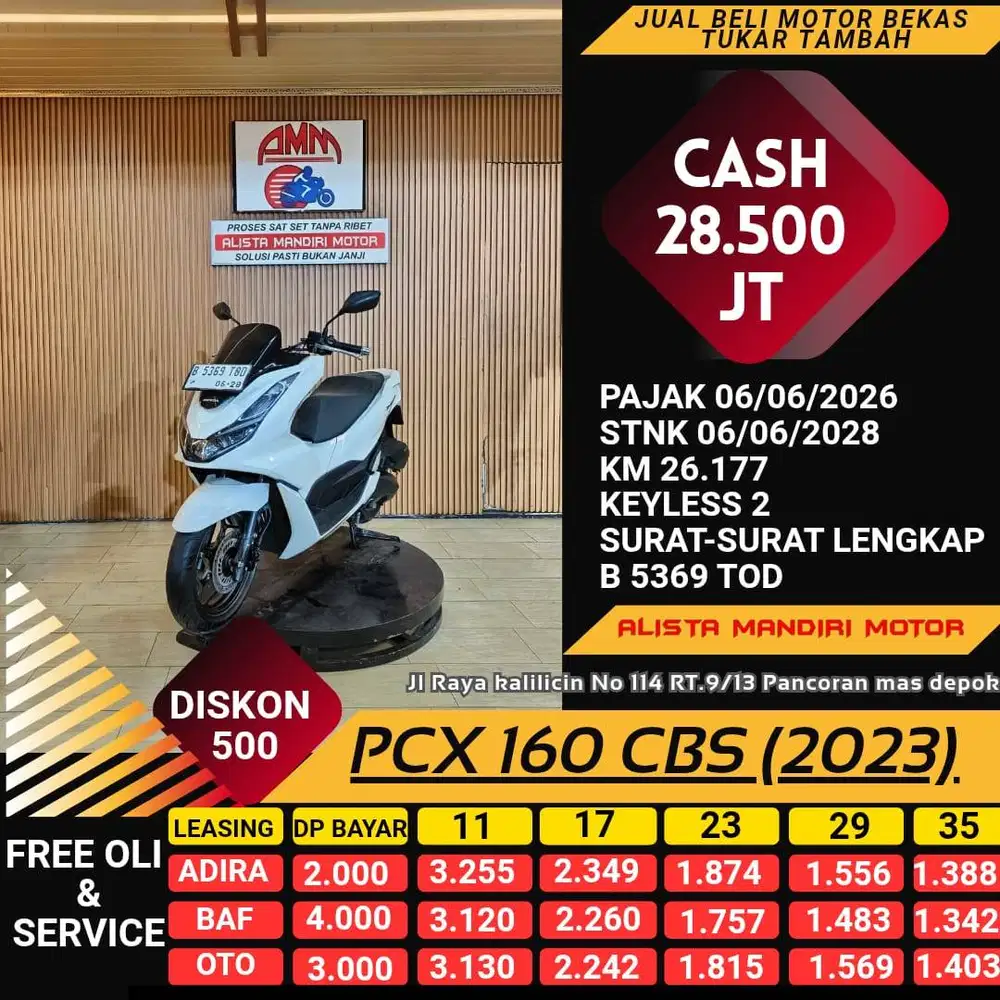 KREDIT TANPA PCX 160 CBS TH 2023 BAYAR NYA PAKAI CC / PAYLATER