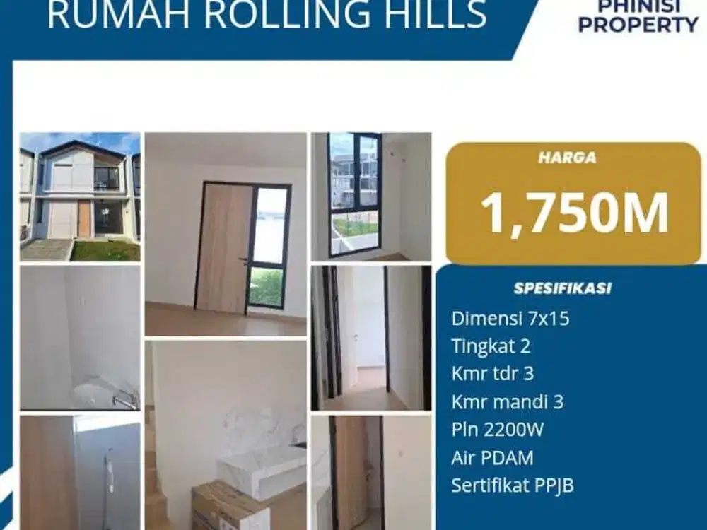 Dijual Rumah Rolling Hills Tanjung Bunga Siap Huni