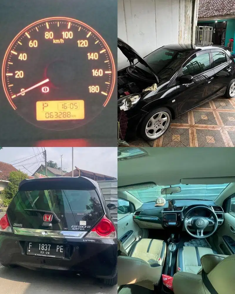 Brio satya type E (bumper depan upgrade rs) 2018 matic