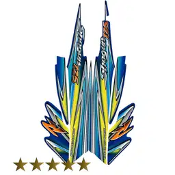 STRIPING LIST SUZUKI SHOGUN 125 R TAHUN 2004