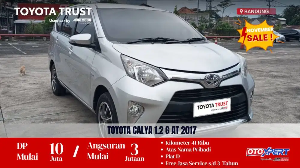 TOYOTA CALYA 1.2 G AT 2017