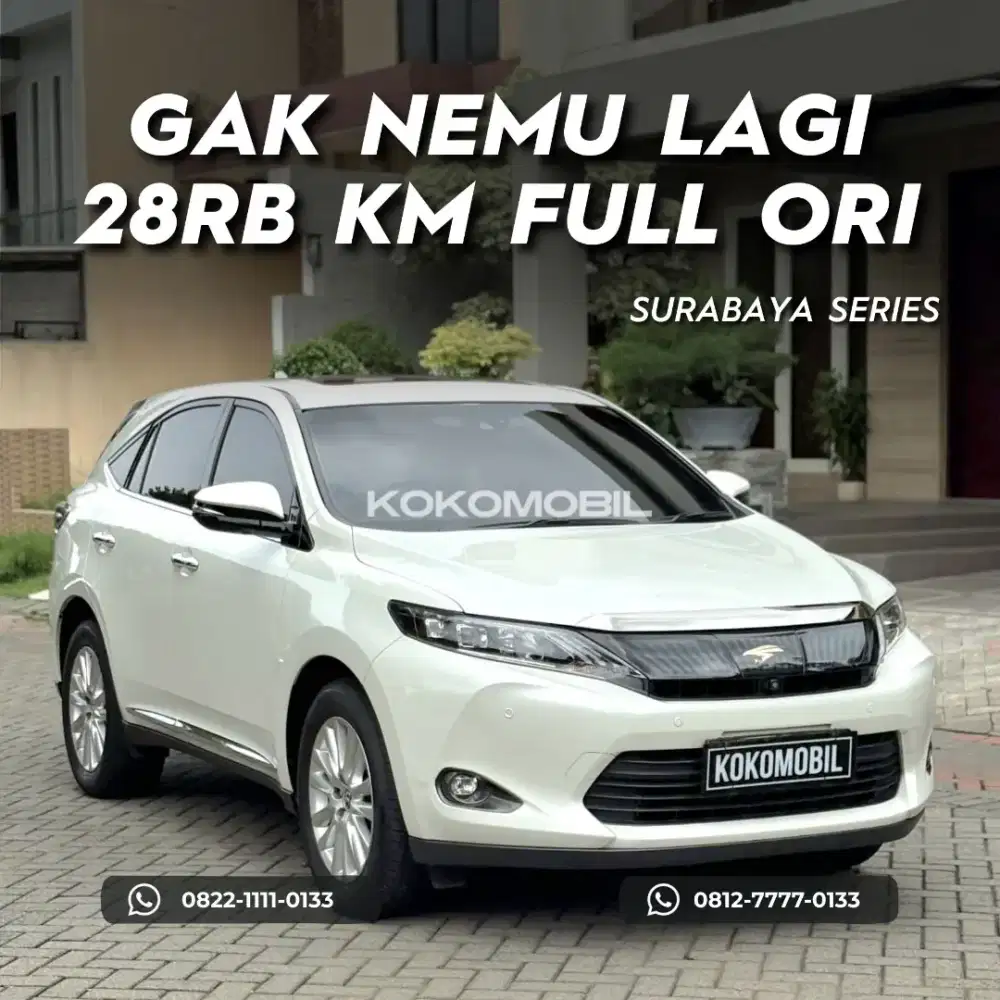[KM 28RB] TOYOTA HARRIER JBL PREM SOUND 2015