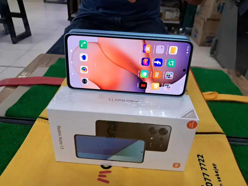 Redmi Note13 Ram 8/256 gb lengkap tampa minus