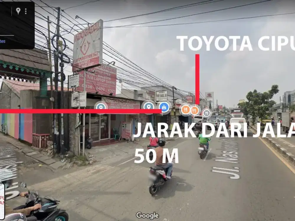 Tanah Ciputat Dewi sartika Super Strategis Dekat Pintu Tol Pamulang