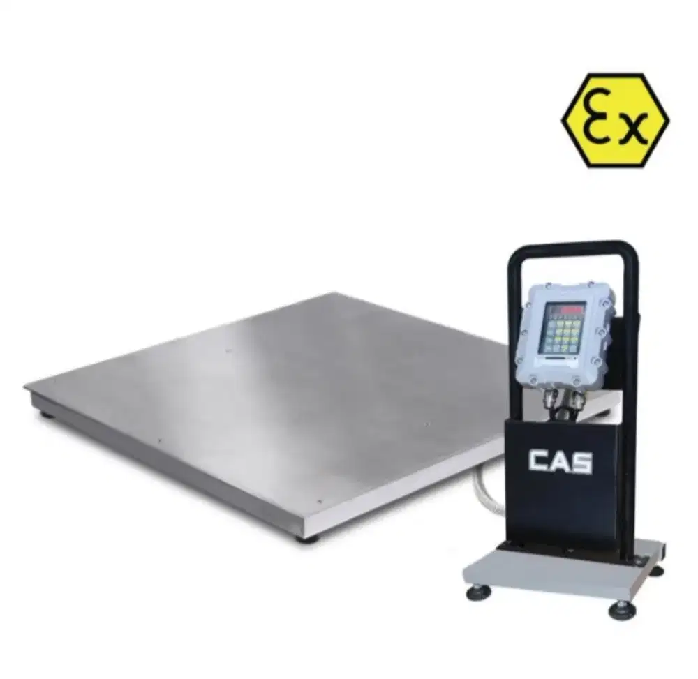 Timbangan Lantai CAS EXI Explosion proof full stainless 1000kg-2000kg