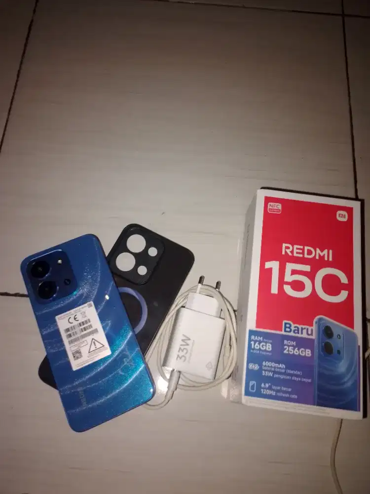 jual buuu redmi 15c 8/256gb 6000mAh