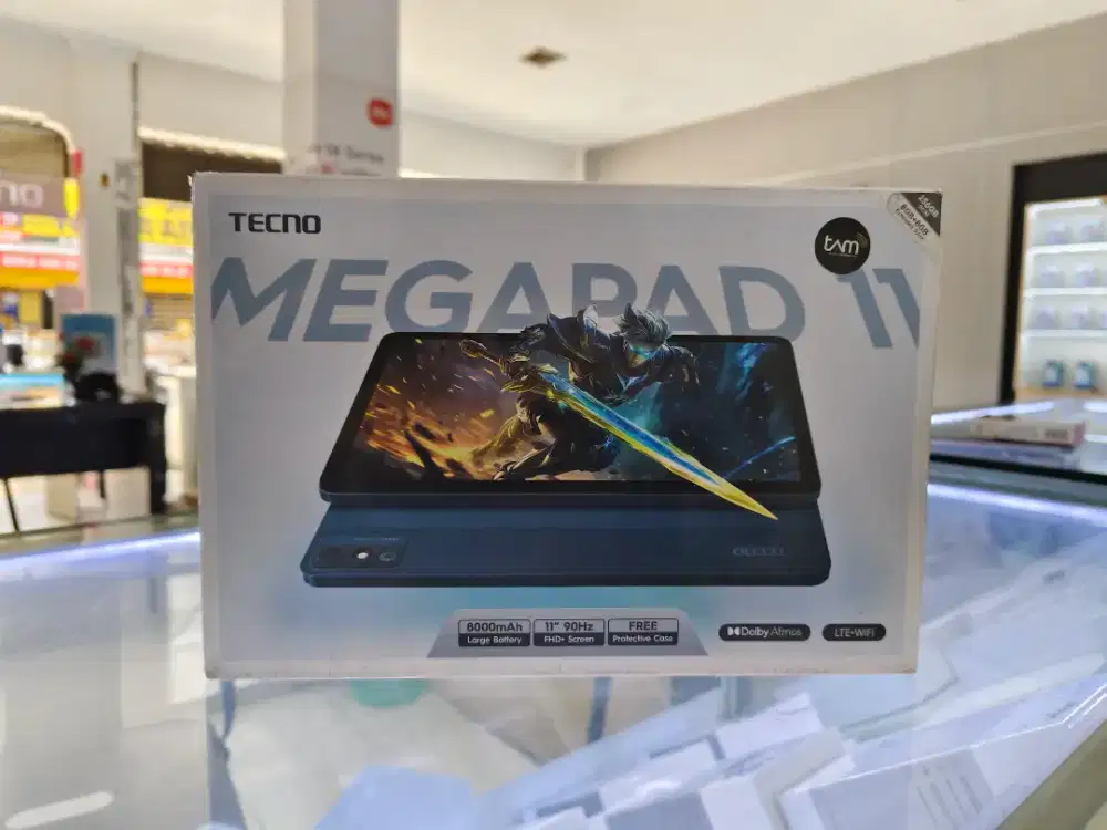 New Tecno Megapad 11 ram 8+8/256