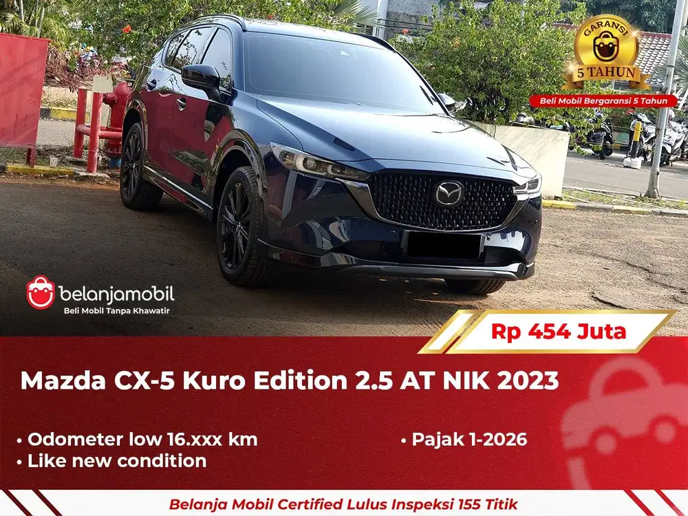 [ GARANSI 5TH ] Mazda CX-5 CX5 CX 5 Kuro Edition 2.5 AT 2023 2024