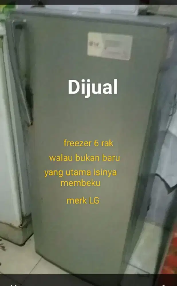 Kulkas 6 rak merk LG