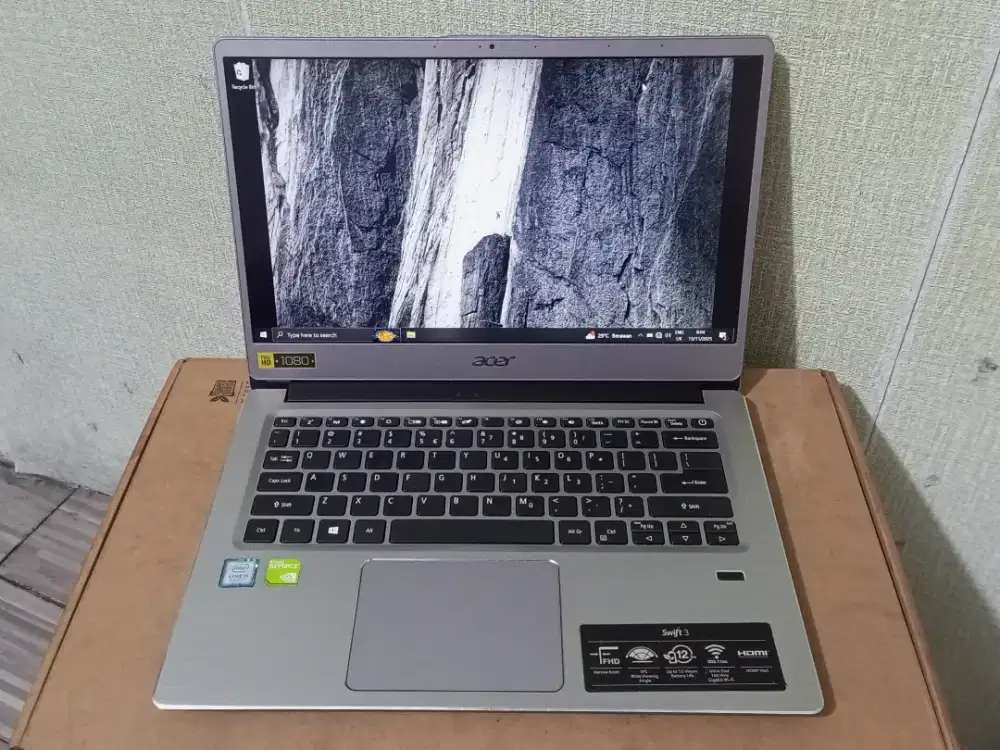 Jual laptop Acer Swift Sf314, Intel Core i5 Gen 8, VGA Nvidia MX250
