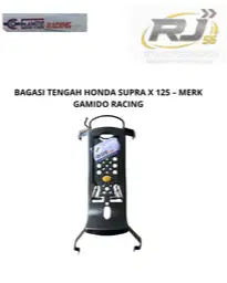 Bagasi Tengah Honda Supra X 125 MERK Gamido Racing