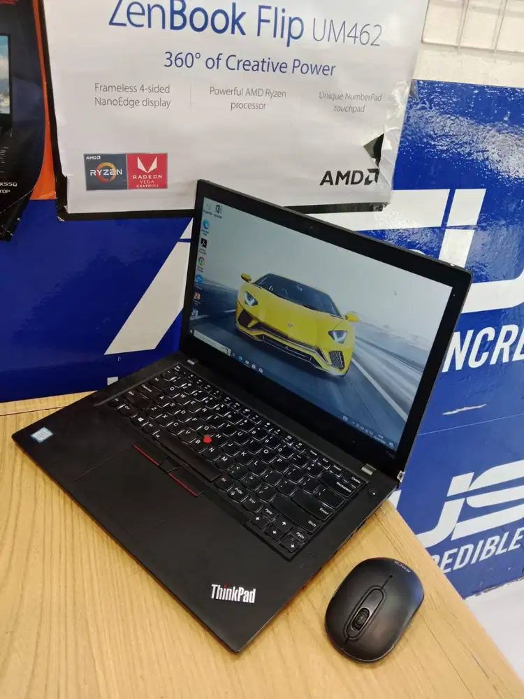 LAPTOP ORANG KANTORAN TANGGUH LENOVO THINKPAD T480 CORE i7 GEN 8 RAM 8