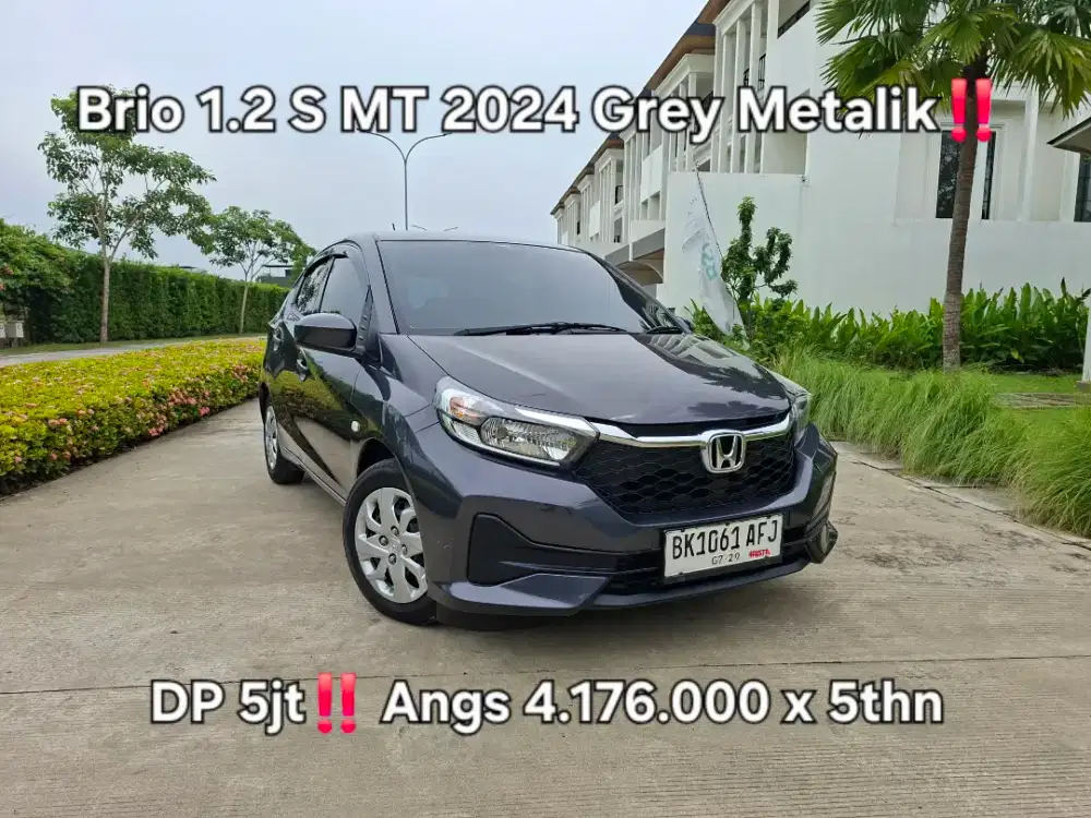 DP 5jt‼️ Brio 1.2 S MT 2024 Grey Metalik agya g mt 2023 brio e mt 2023