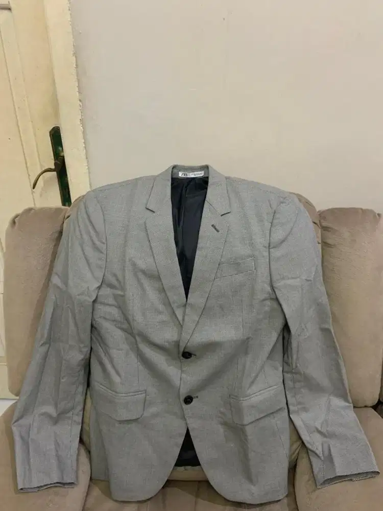 Zara Houndstooth Blazer