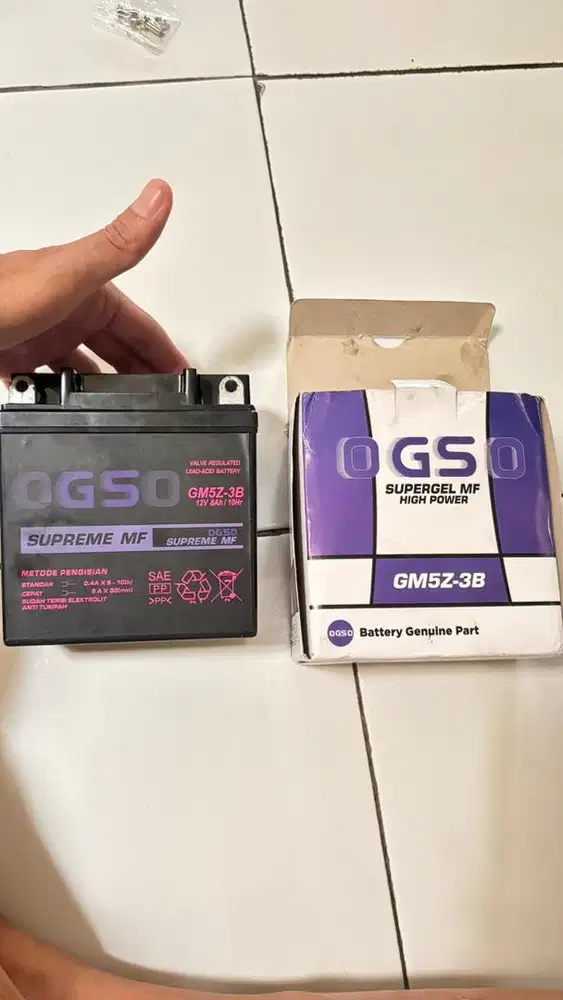 Aki motor kode GM5Z-3B