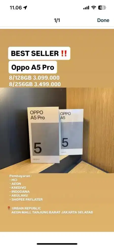 Sell Oppo A5 Pro BNIB