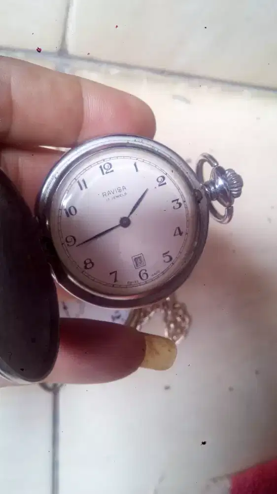 Pocket watch 17jewels kondisi off