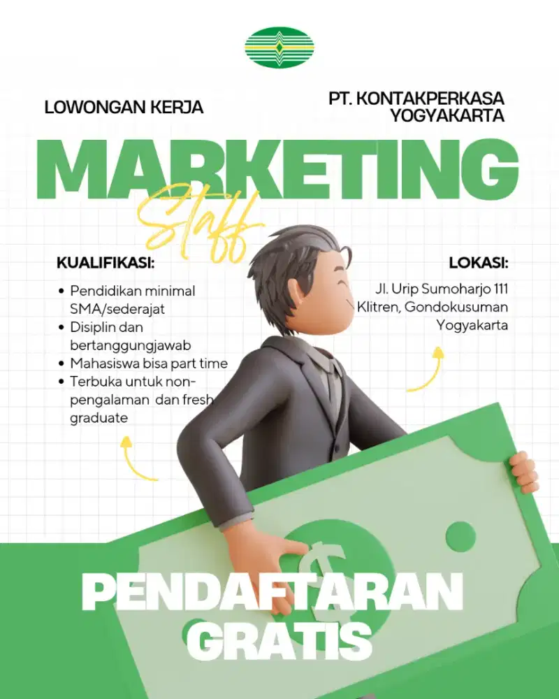 LOWONGAN KERJA - 
PT. Kontakperkasa Futures Yogyakarta
