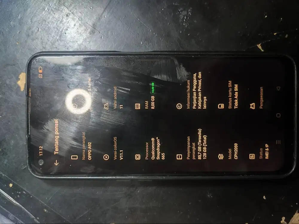 OPPO A92,  8+3/128 (unit only)