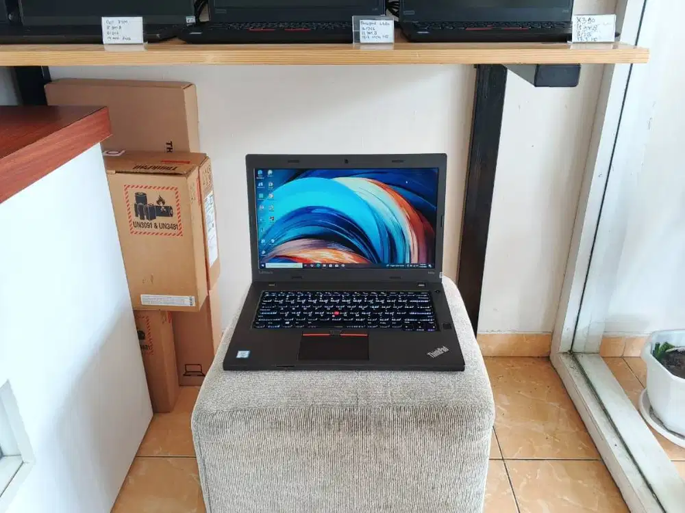 Laptop bekas core i5 6440HQ Ram 8/128 SSD Normal Lancar Thinkpad T460p