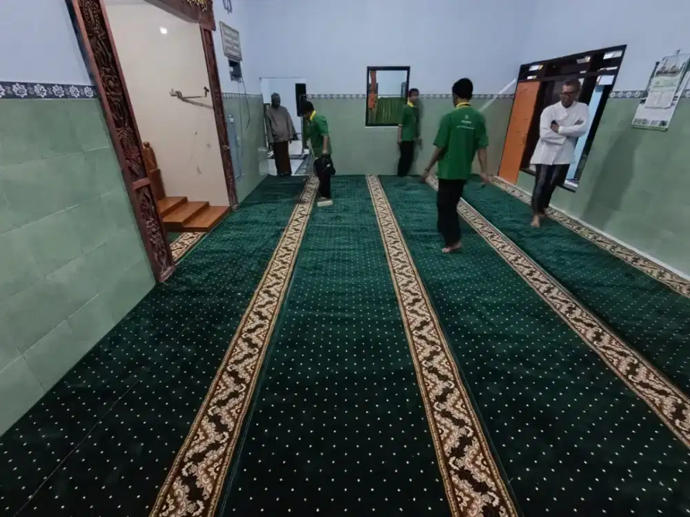 Tersedia Karpet sajadah Masjid import pembelian menyesuaikan kebutuhan