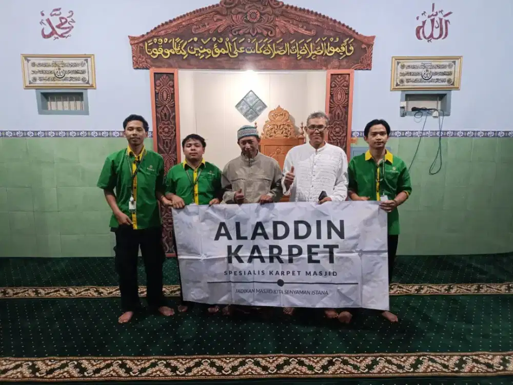Tersedia Karpet sajadah Masjid import pembelian menyesuaikan kebutuhan