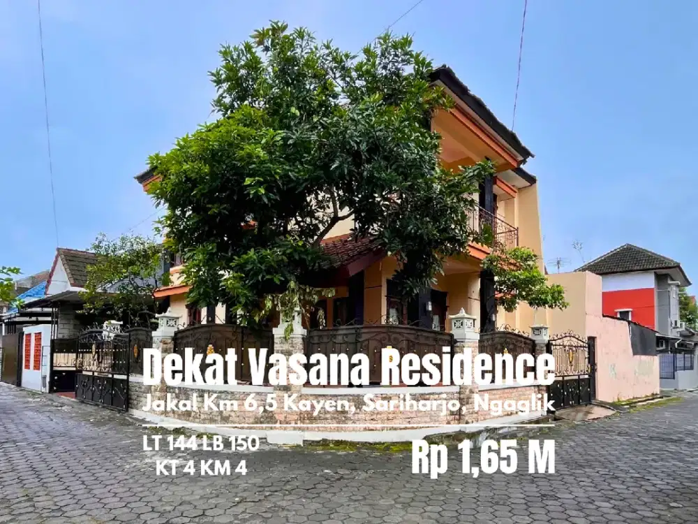 Rumah murah dekat UGM dekat Vasana residence Jakal km 6,5 kayen