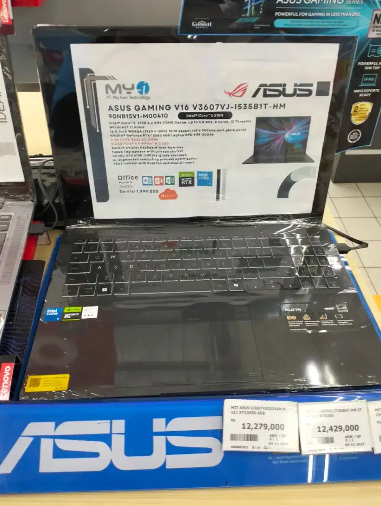 Asus Gaming V16 V3607VJ-1535B1T-HM Intel Core i5