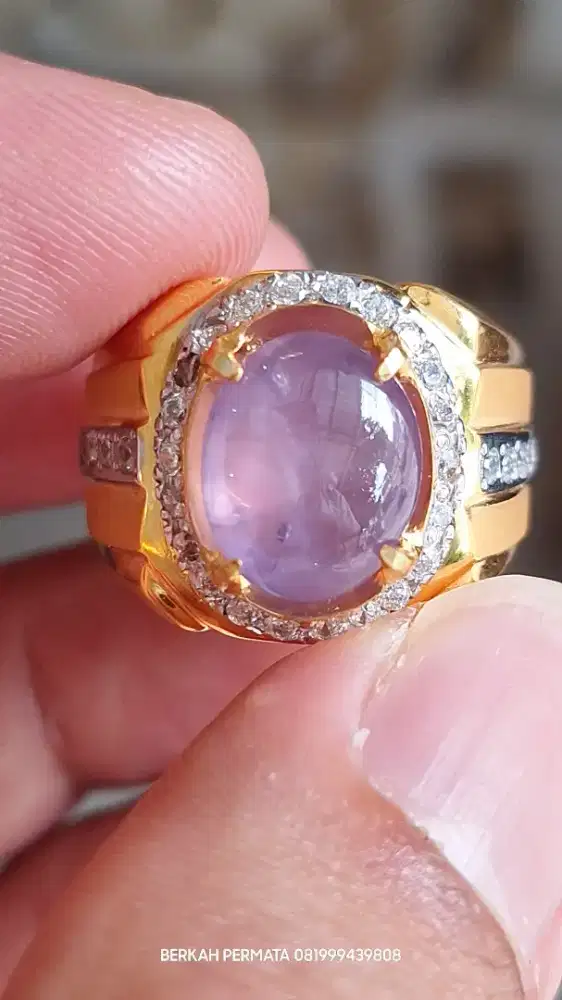 Natural purple sapphire srilanka / Mirah kecubung ceylon
