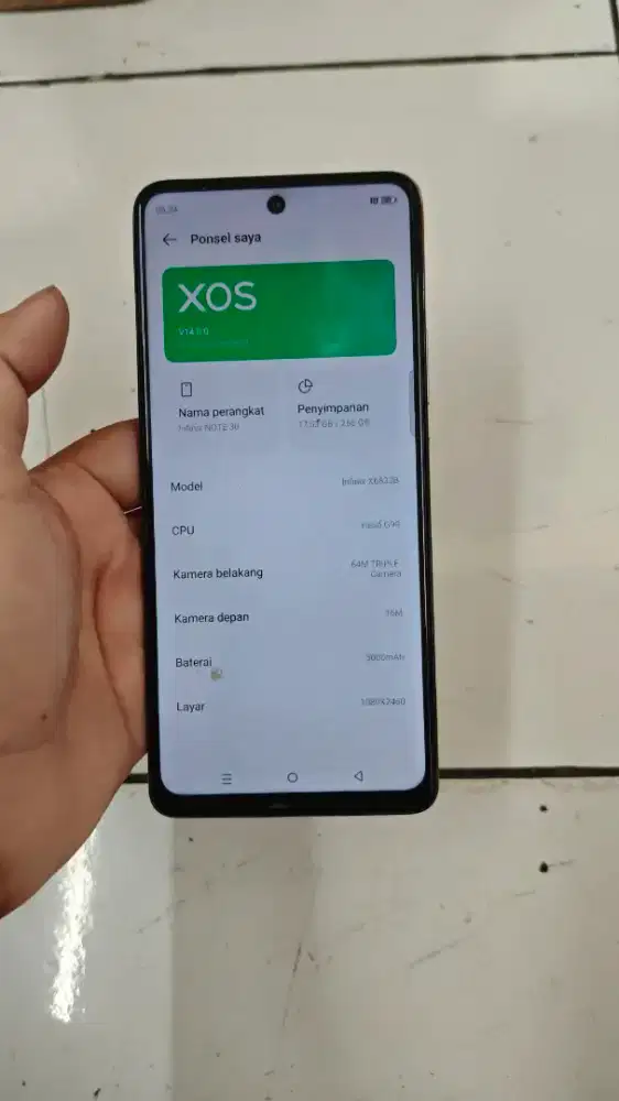 Jual cepat infinix note 30 orange 8/256