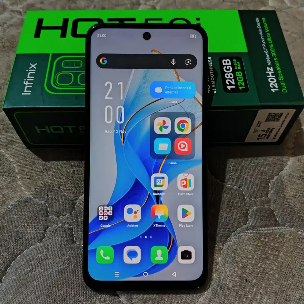 infinix hot 50i 6+6/128 fullset