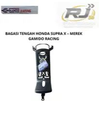 Bagasi Tengah HONDA Supra X MERK Gamido Racing