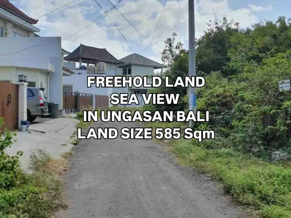 Tanah sea view di ungasan kuta selatan badung bali